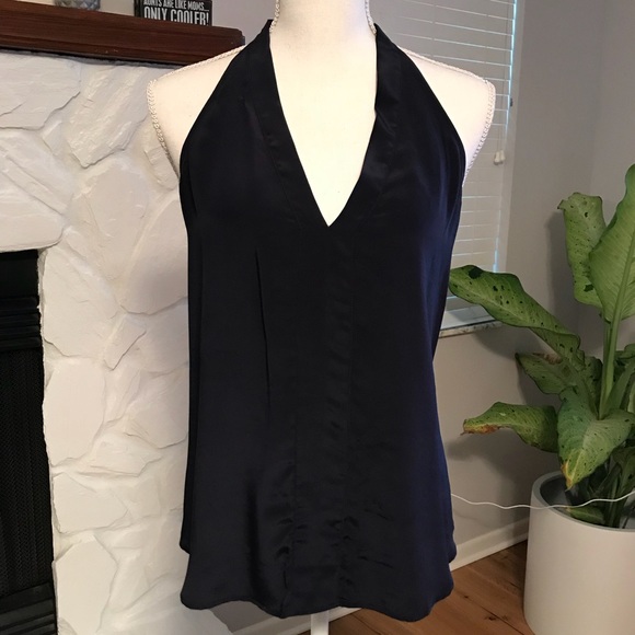 Rory Beca Tops - Rory Becca silk navy top *PRICE DROP